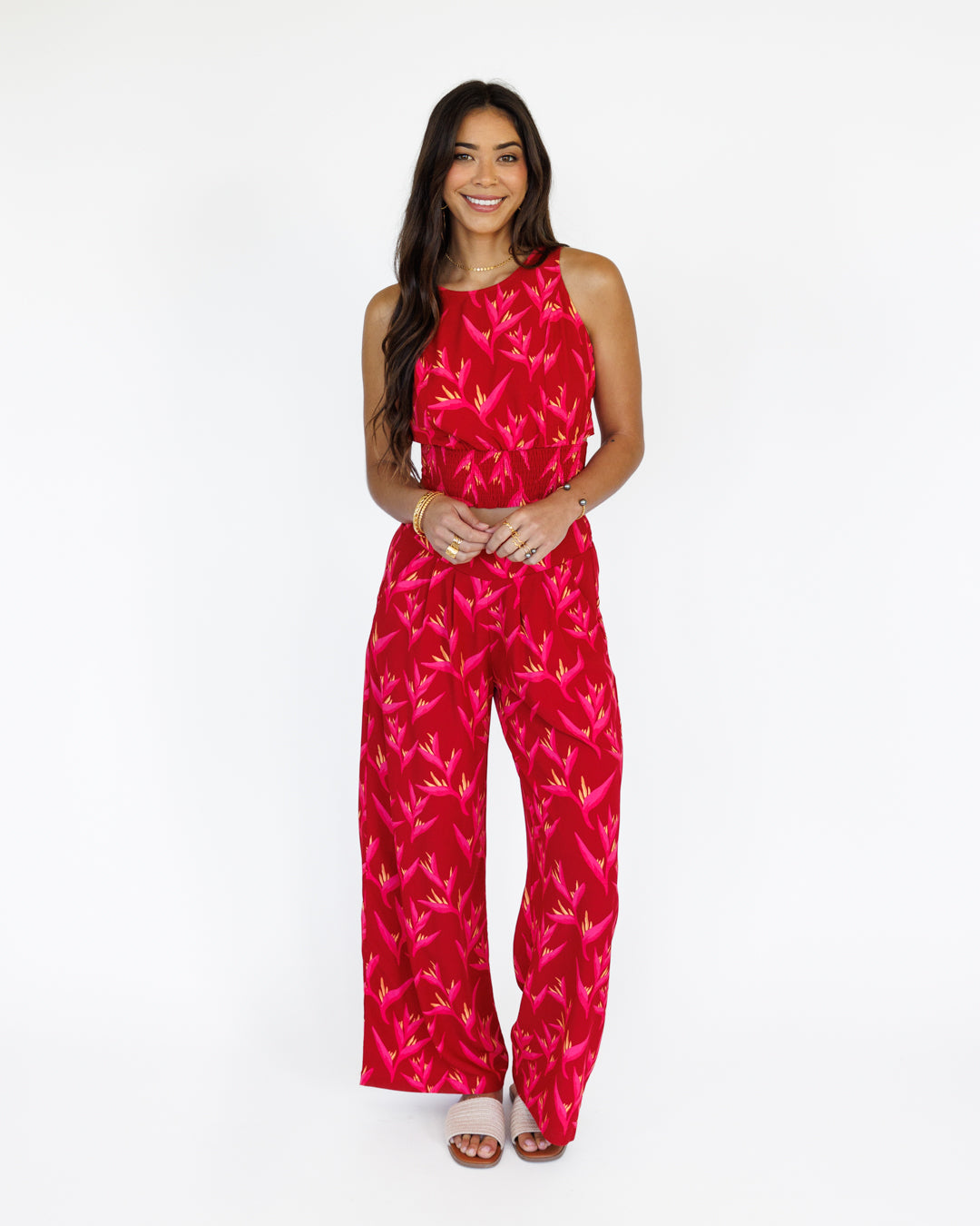 Heliconia / Makena Resort Pant / Hot Tropic KEANI APPAREL