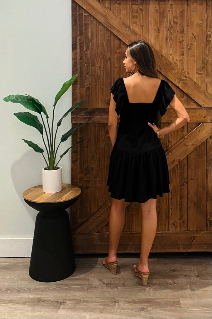 Quinn Dress / Solid Black