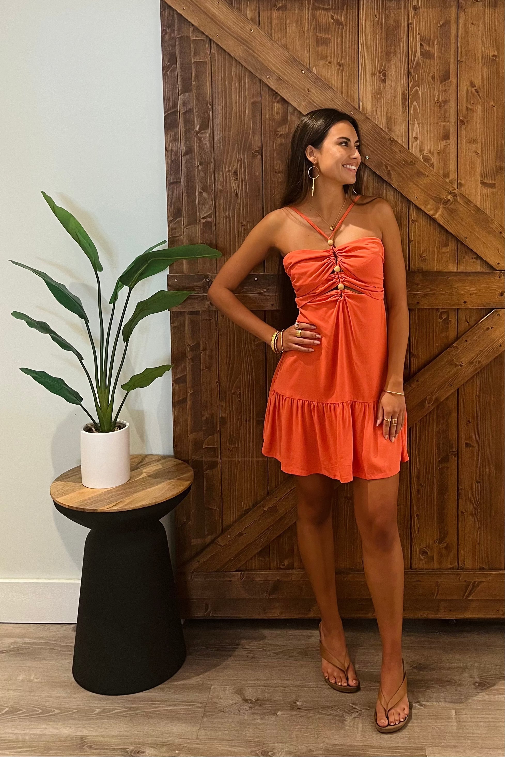 Sunshine Dress / Pink Coral Khush Clothing