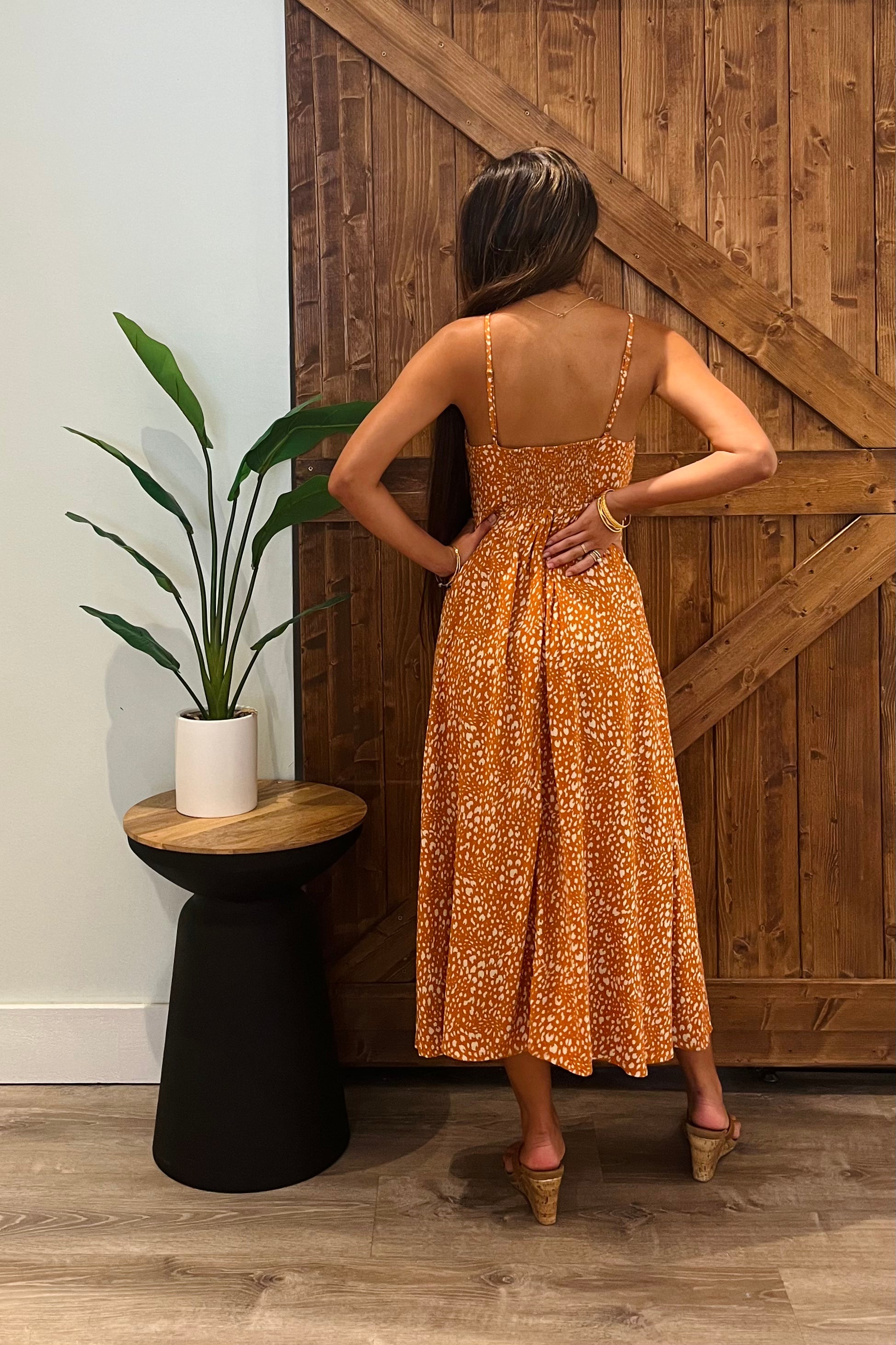 Hani Dress / Speckled Papaya