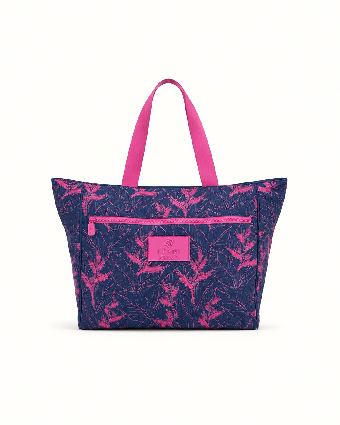 Nahiku / The Everyday Tote / Rose on Indigo KEANI HAWAI`I
