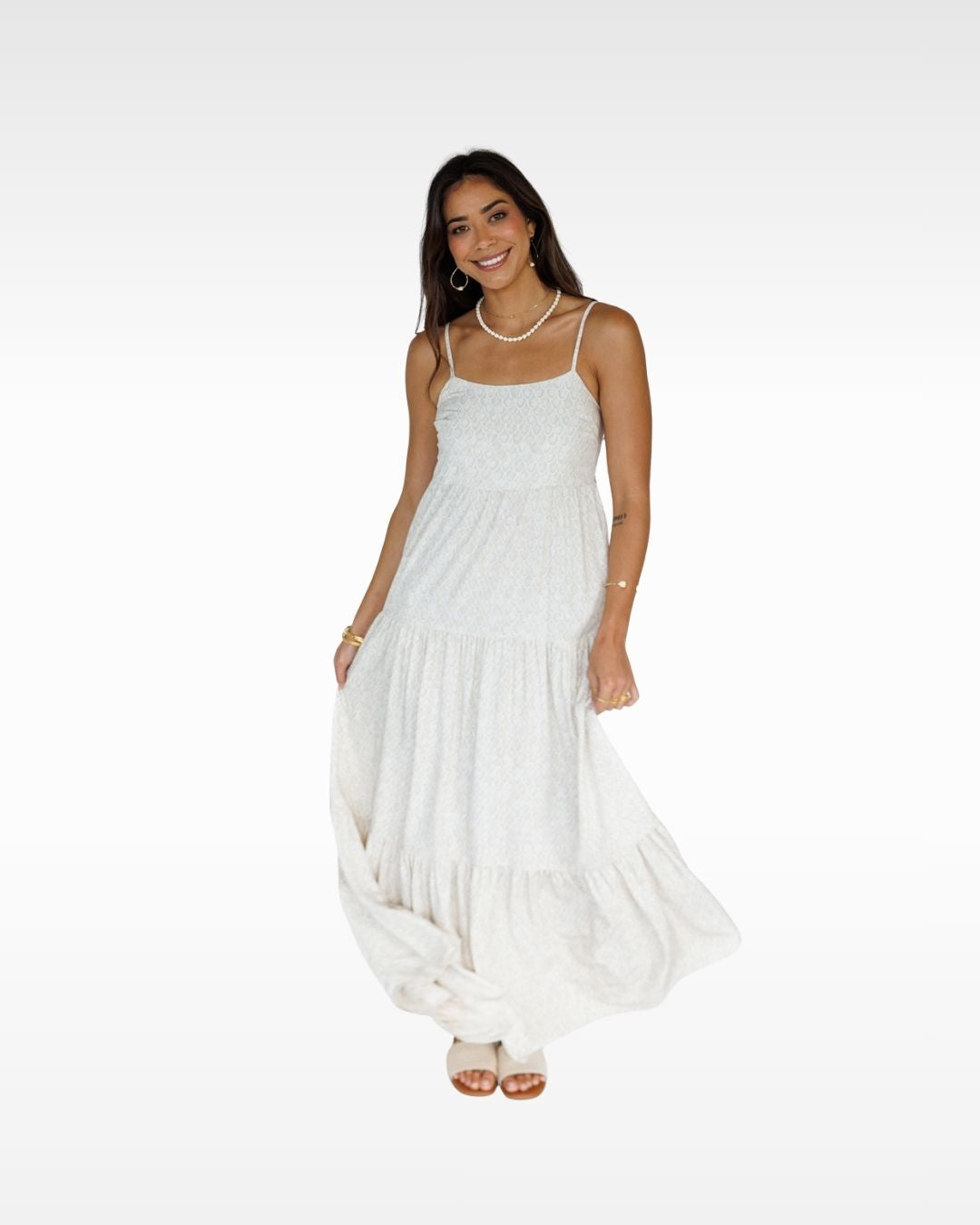 Mermaid Scales / Haleiwa Maxi Dress / Beach KEANI APPAREL