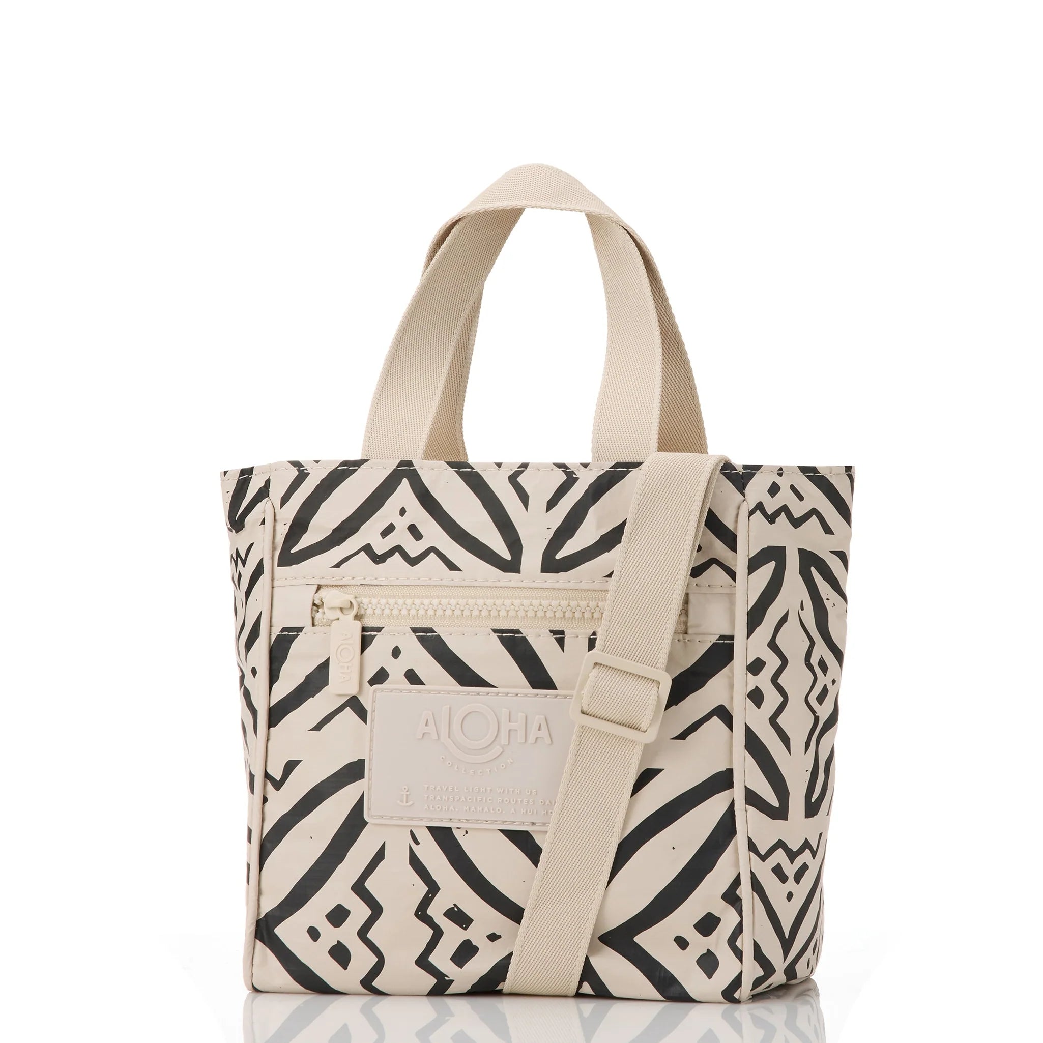 Pasifika Crossbody / Black & Sandstone Aloha Collection