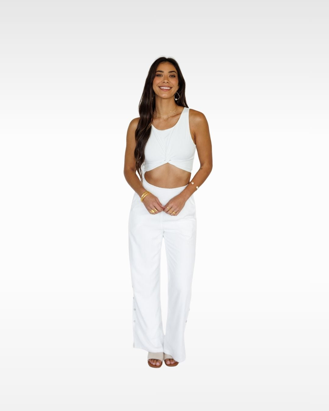 Kealia Crop Top / Coconut Milk KEANI APPAREL