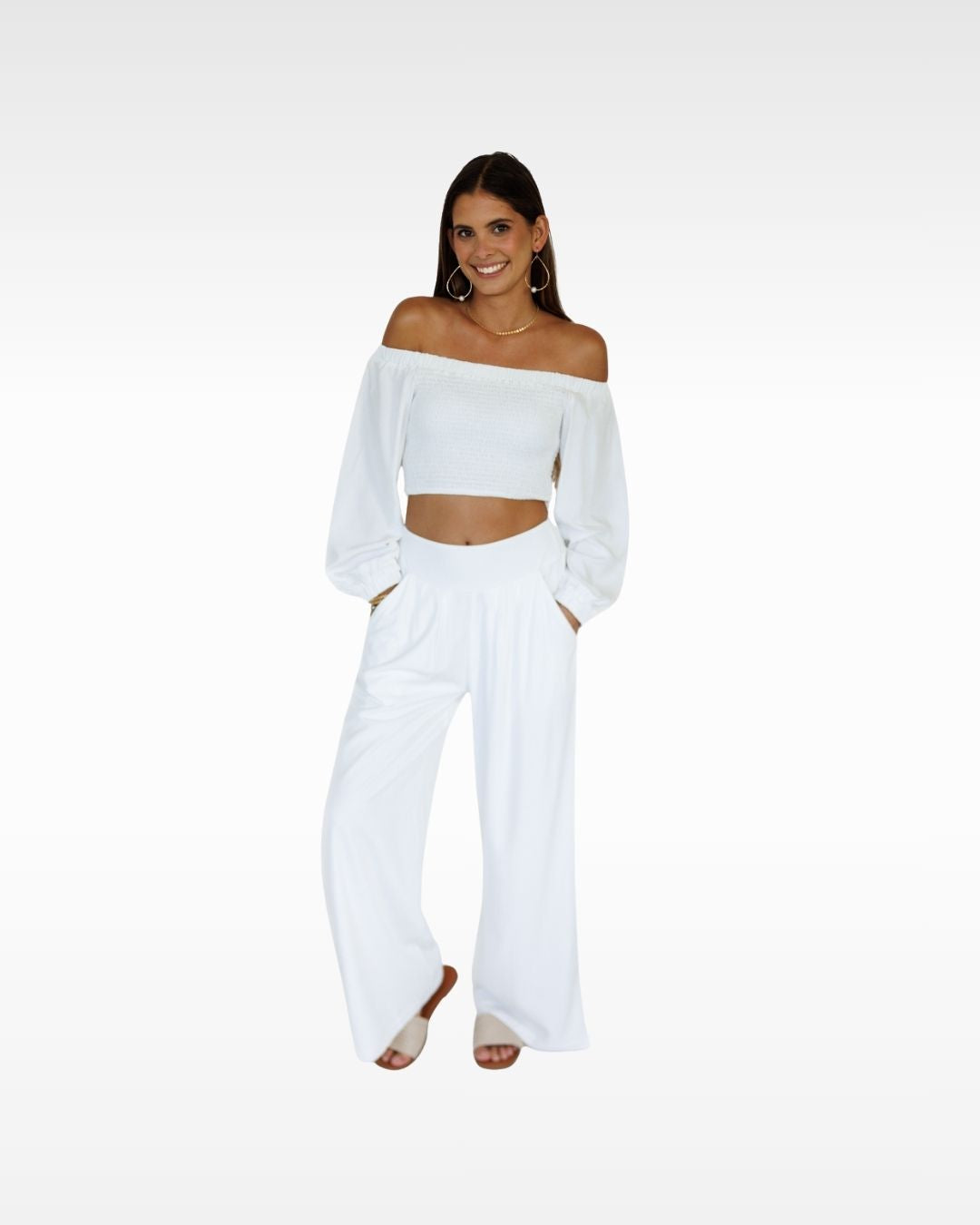 Makena Resort Pant / Coconut Milk KEANI APPAREL