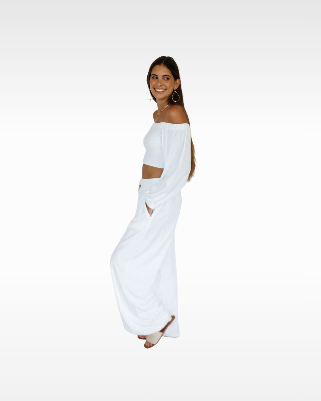 Makena Resort Pant / Coconut Milk KEANI APPAREL