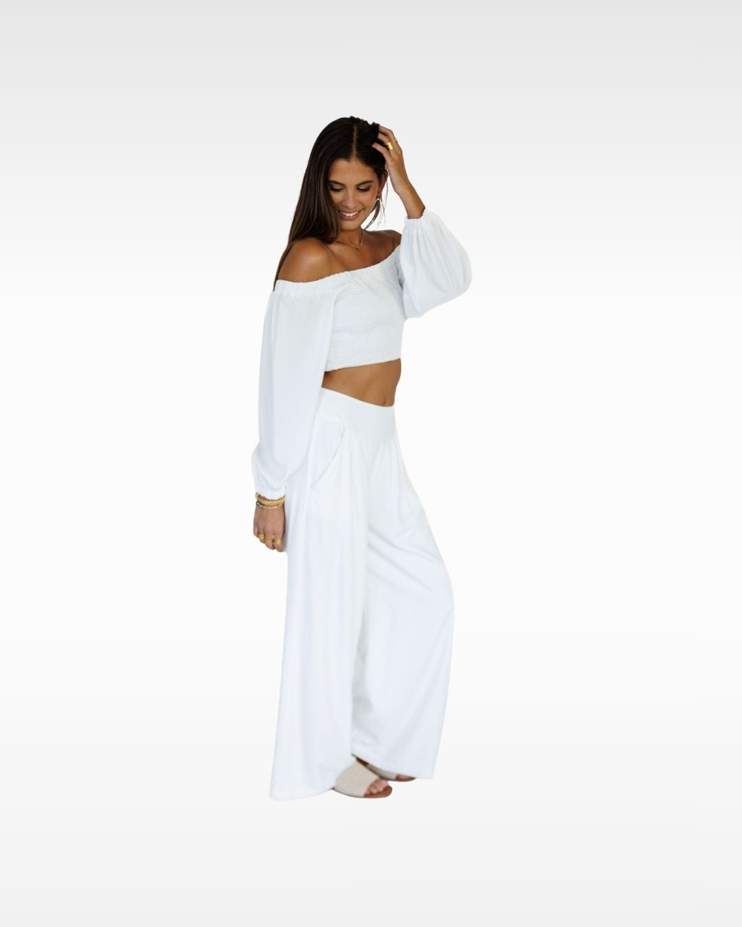 Makena Resort Pant / Coconut Milk KEANI APPAREL