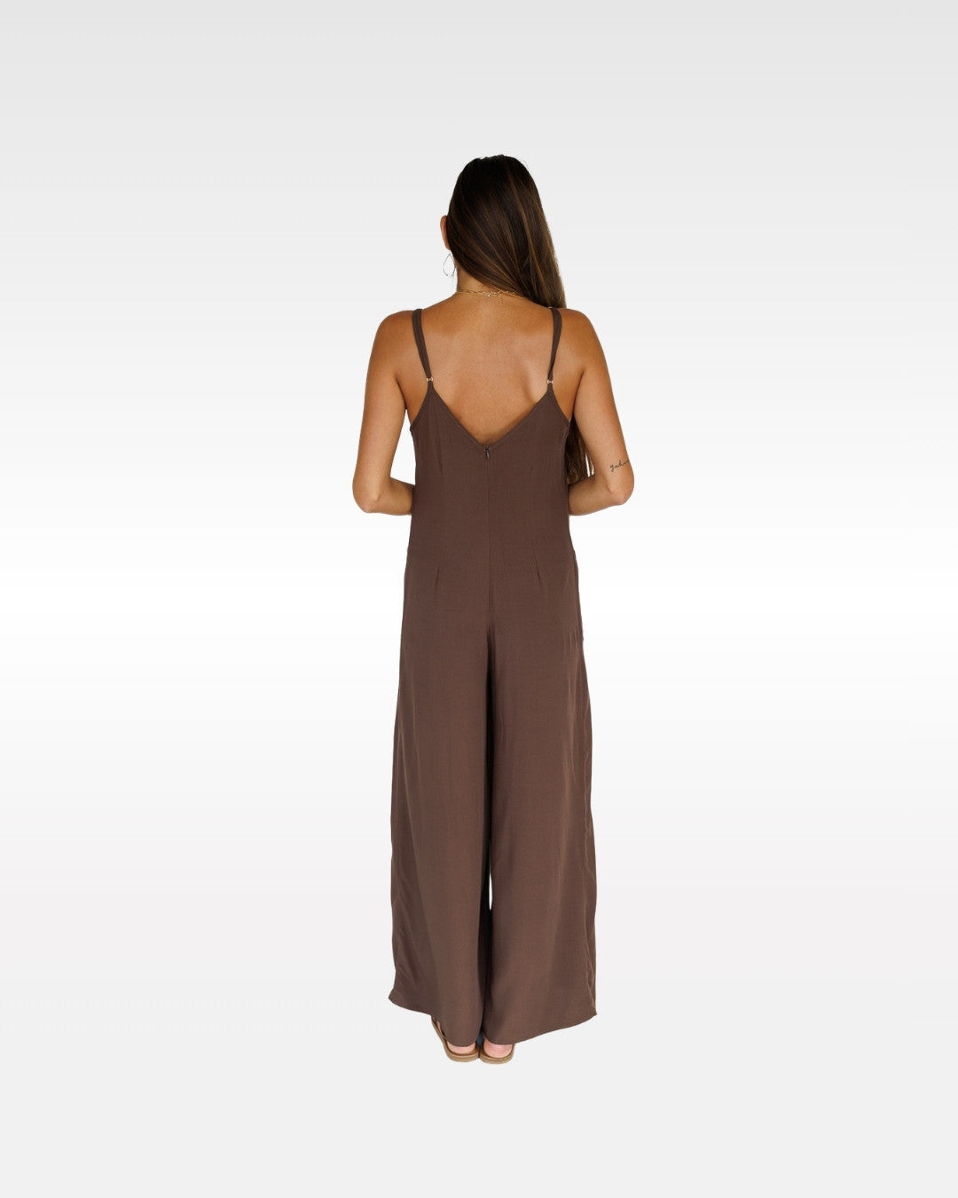 Haiku Jumpsuit / Coffee Bean KEANI APPAREL