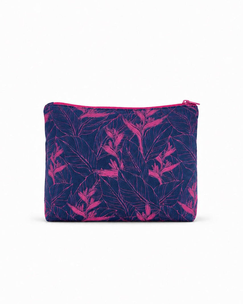 Nahiku / The Carryall Clutch / Rose on Indigo KEANI HAWAI`I