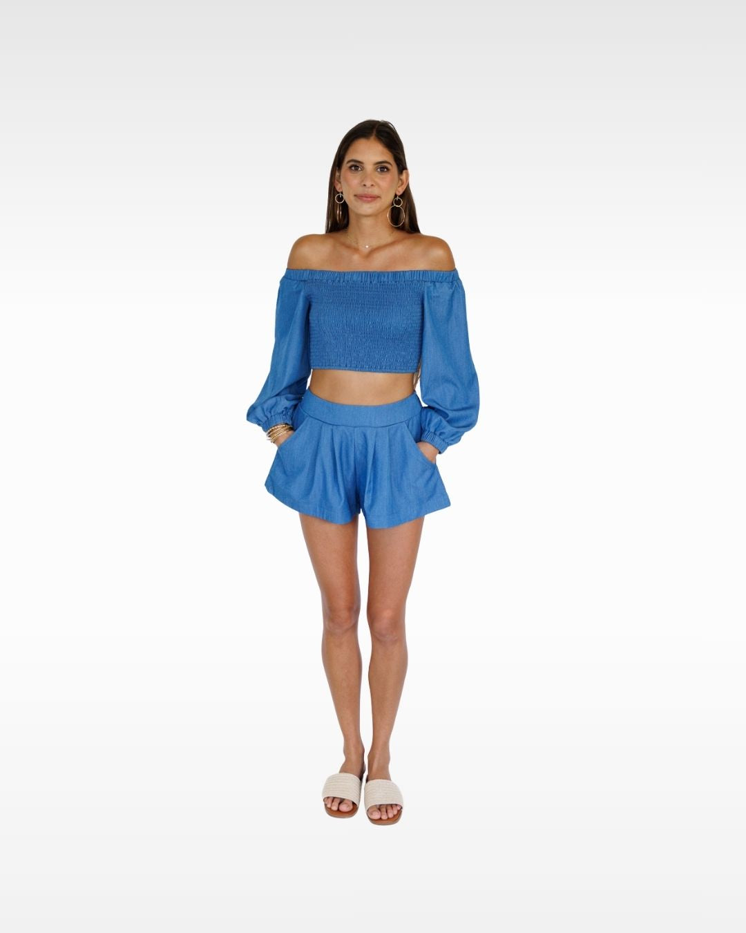 Kailua Shorts / Denim Drift KEANI APPAREL