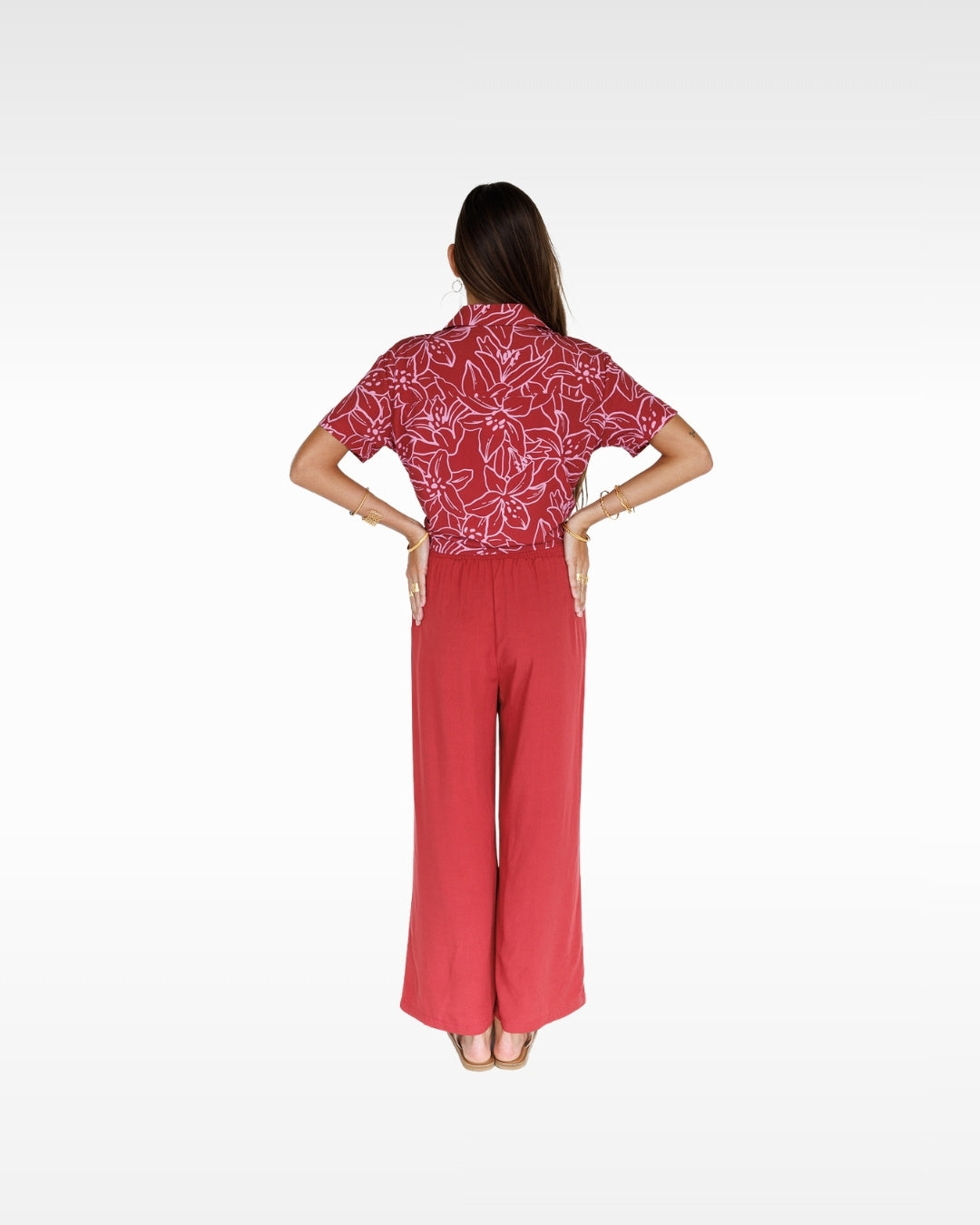 Makena Resort Pant / Dragon Fruit KEANI APPAREL