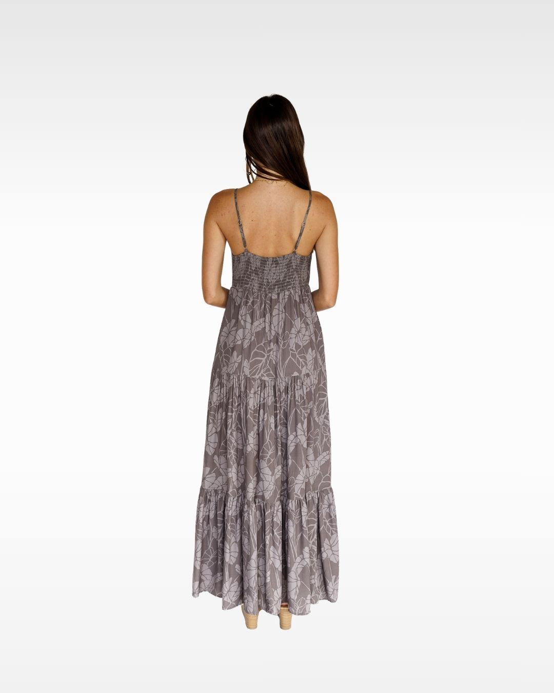 Kalo Patch / Haleiwa Maxi Dress/ Earth KEANI APPAREL