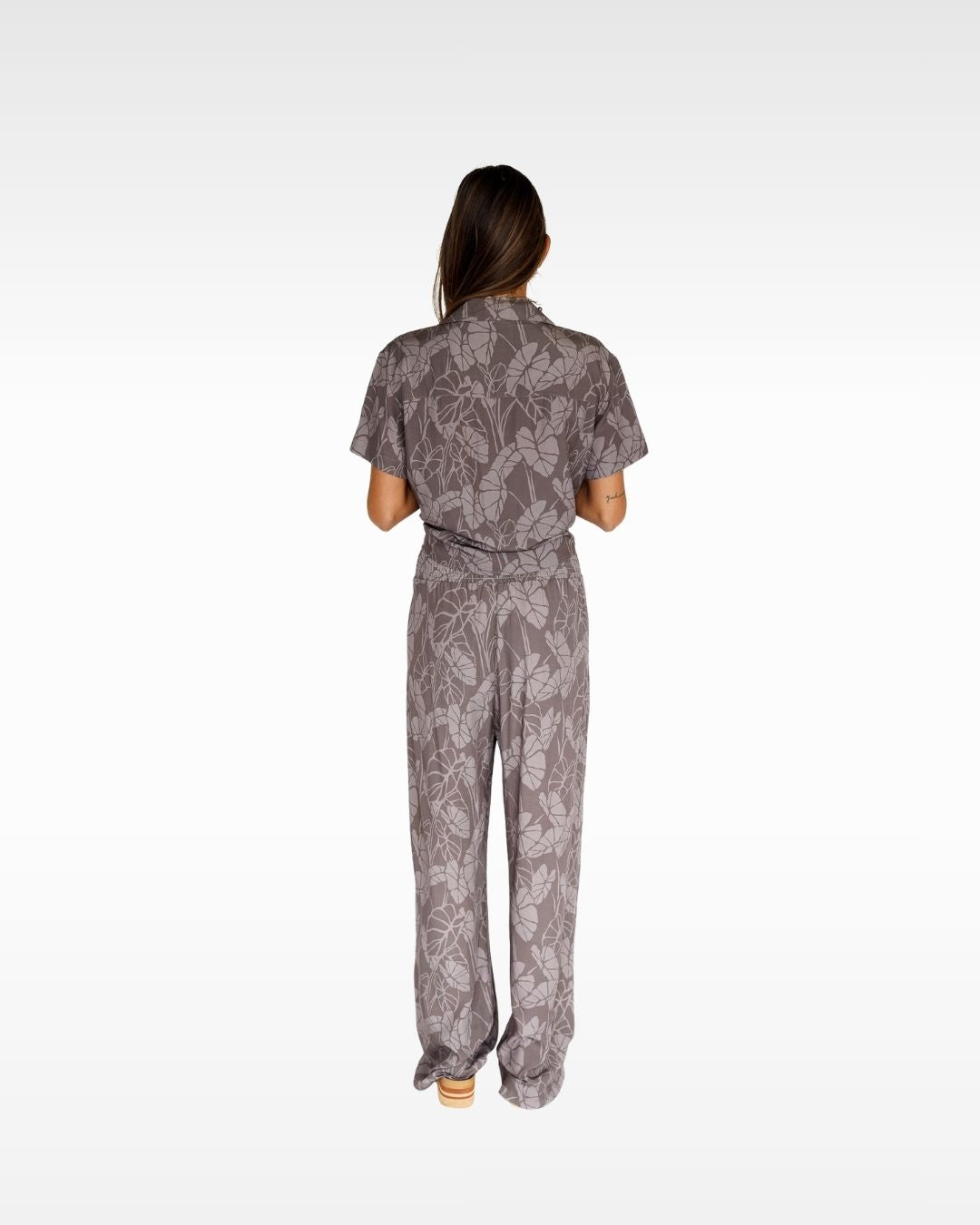 Kalo Patch / Hele Tie-Top / Earth KEANI APPAREL