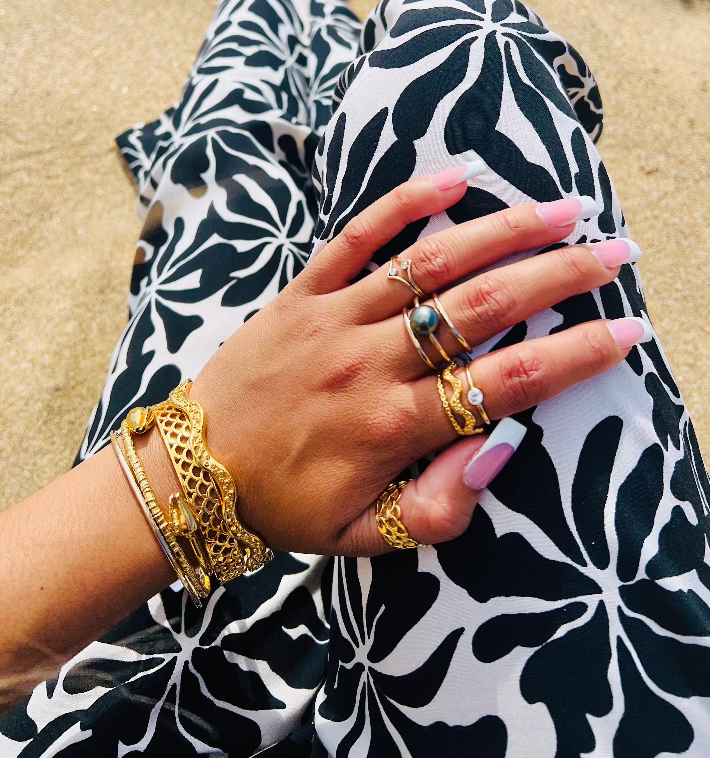 Kaimana Chevron Ring / 2mm KEANI JEWELRY