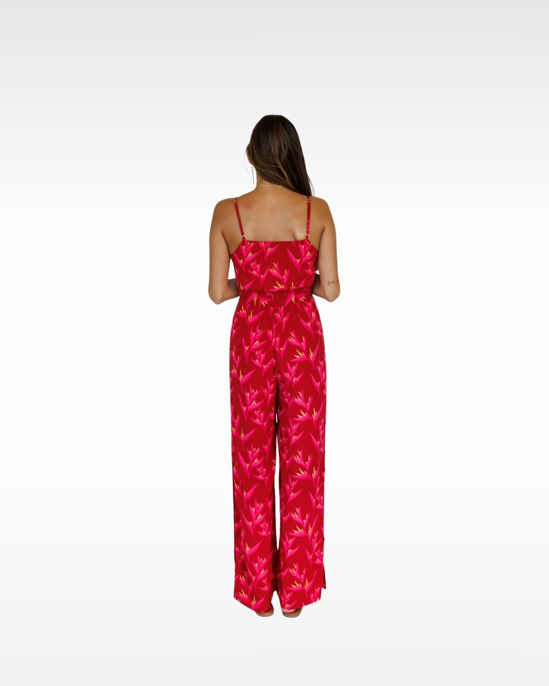 Heliconia / Lahaina Jumpsuit / Hot Tropic KEANI APPAREL