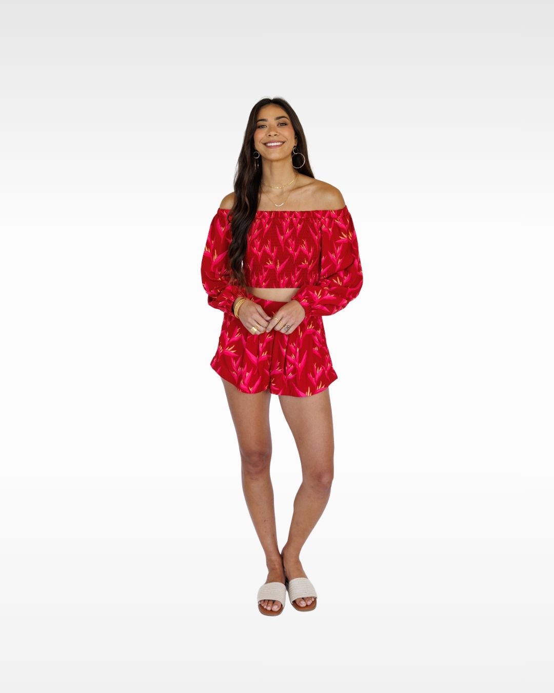 Heliconia / Waikiki Top / Hot Tropic KEANI APPAREL