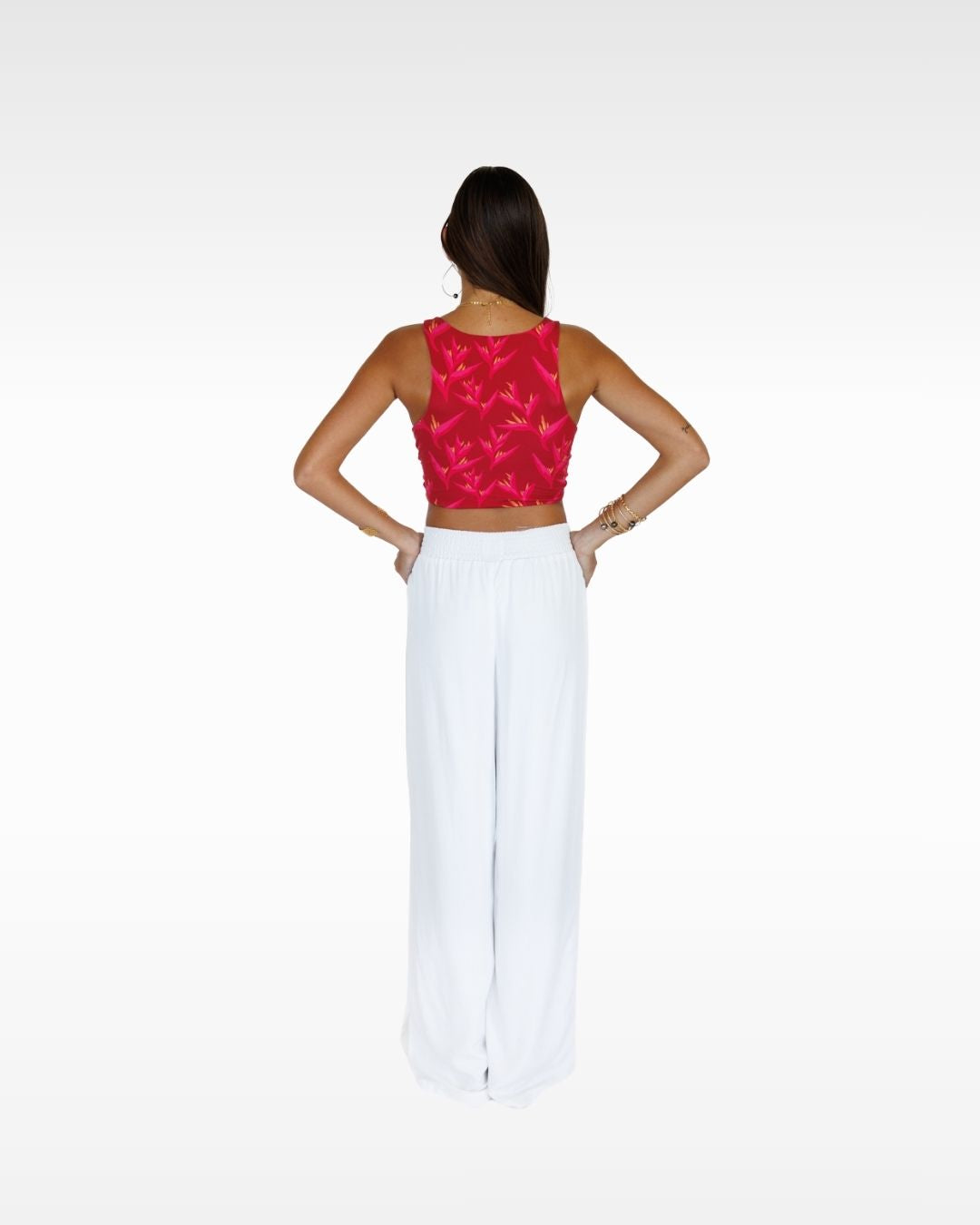 Heliconia / Kealia Crop Top / Hot Tropic KEANI APPAREL