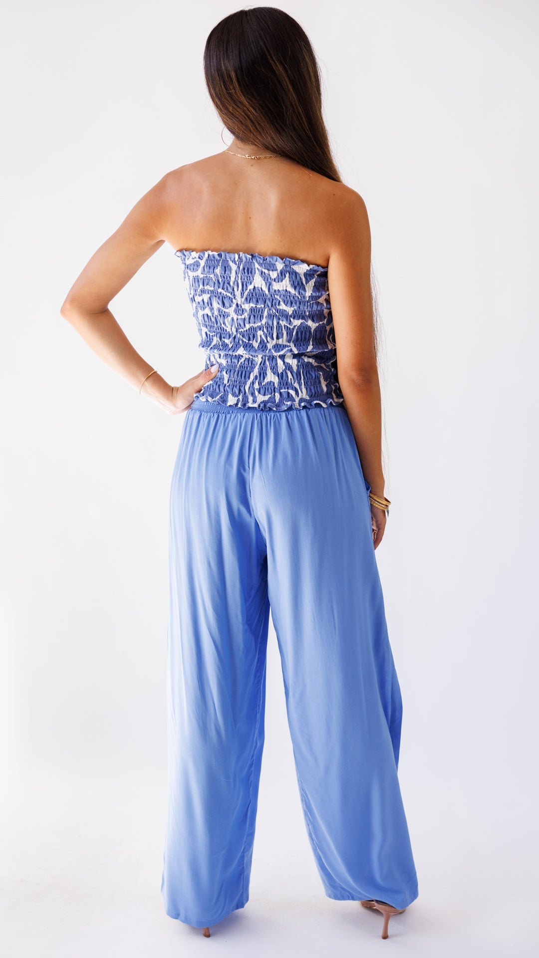 Grace Bandeau Top / Honolulu Blu Khush Clothing
