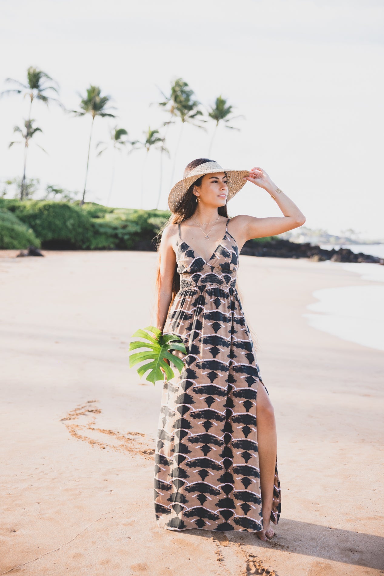 Lumiere Dress / Petal Brown Khush Clothing