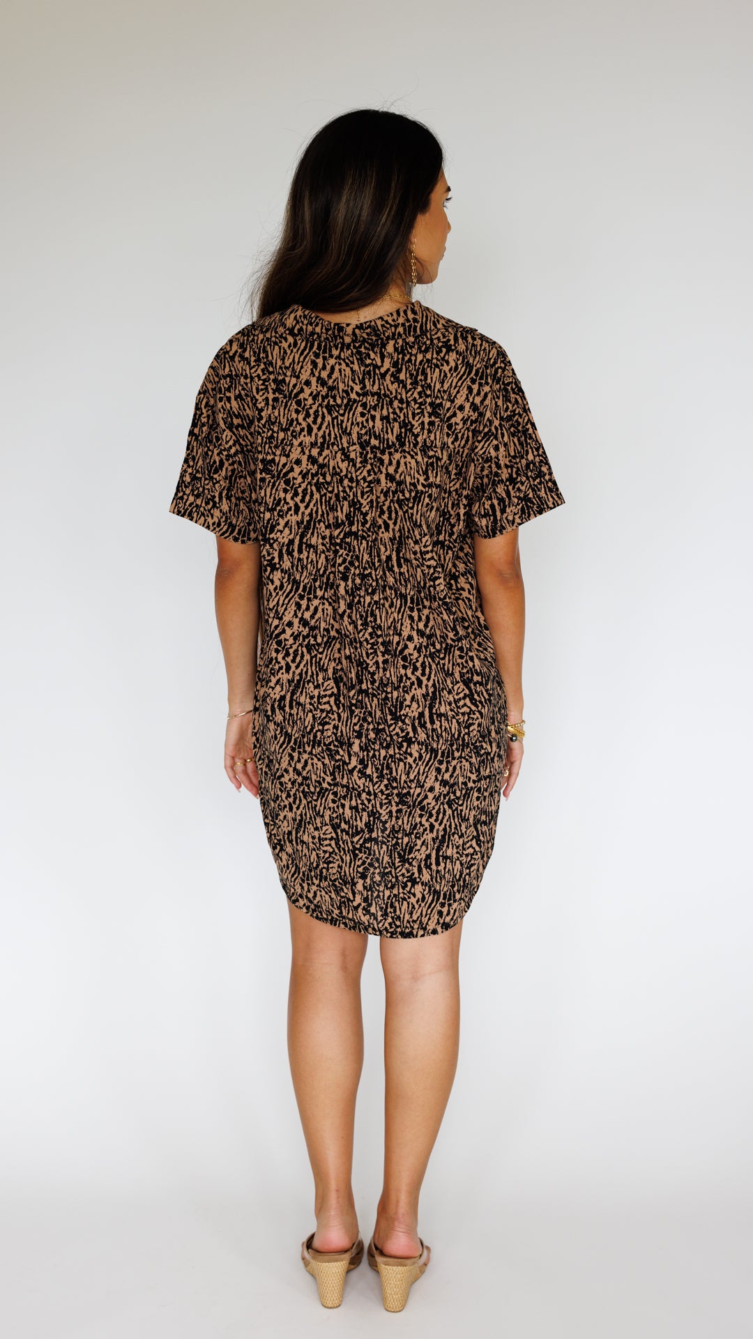 Maui Shirt Dress / Woodsy Black