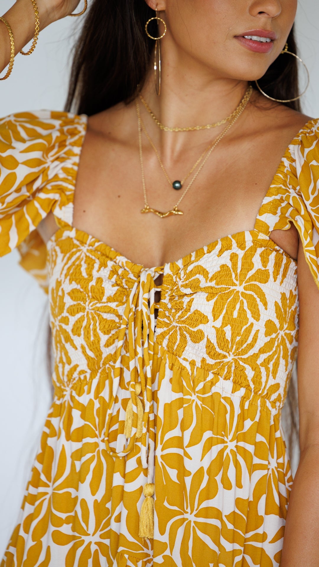 Quinn Dress / Aloha Sunset Khush Clothing