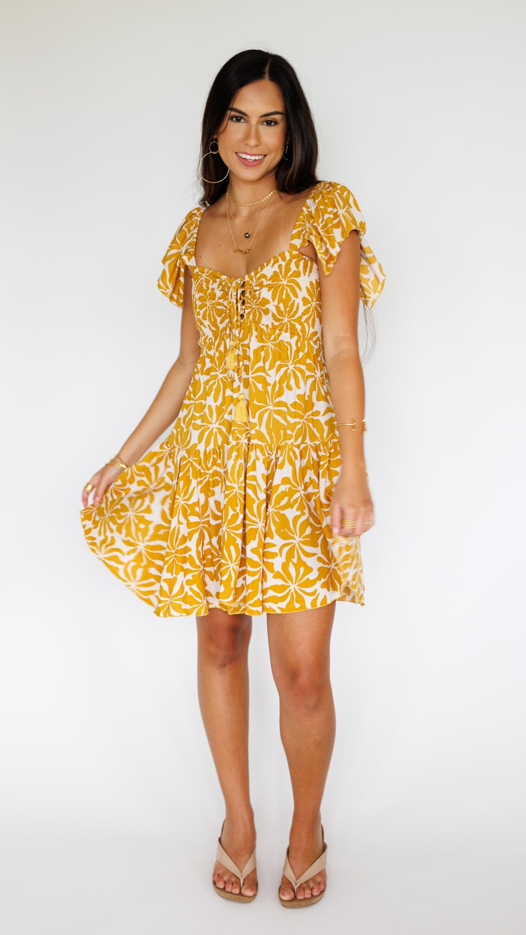 Quinn Dress / Aloha Sunset Khush Clothing