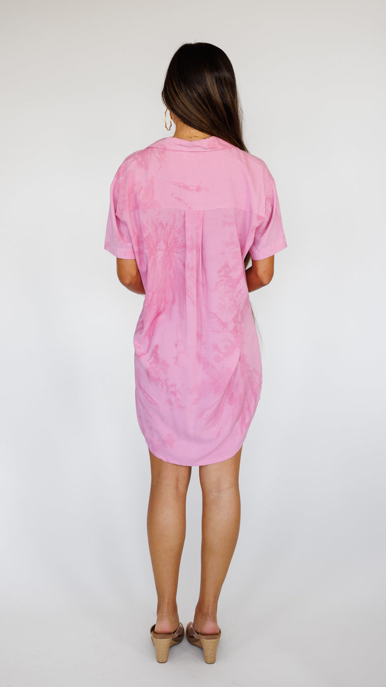 Maui Shirt Dress / Murky Light Magenta