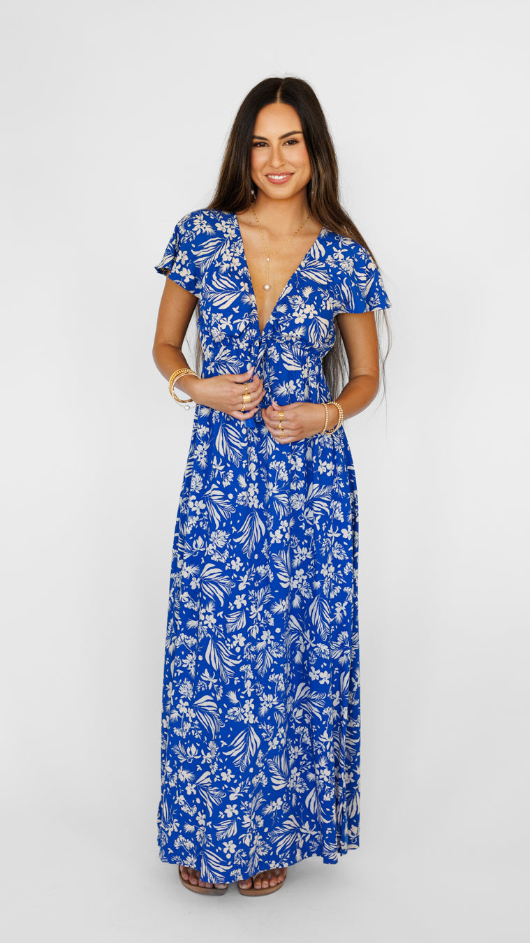Leilani Dress / Hula Sapphire