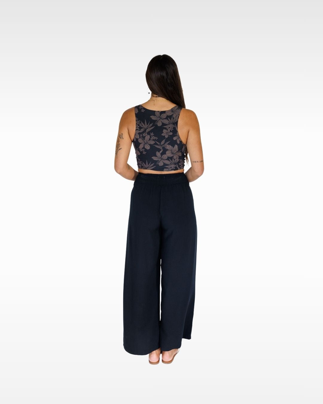 Garden Isle / Kealia Crop Top / Midnight KEANI APPAREL