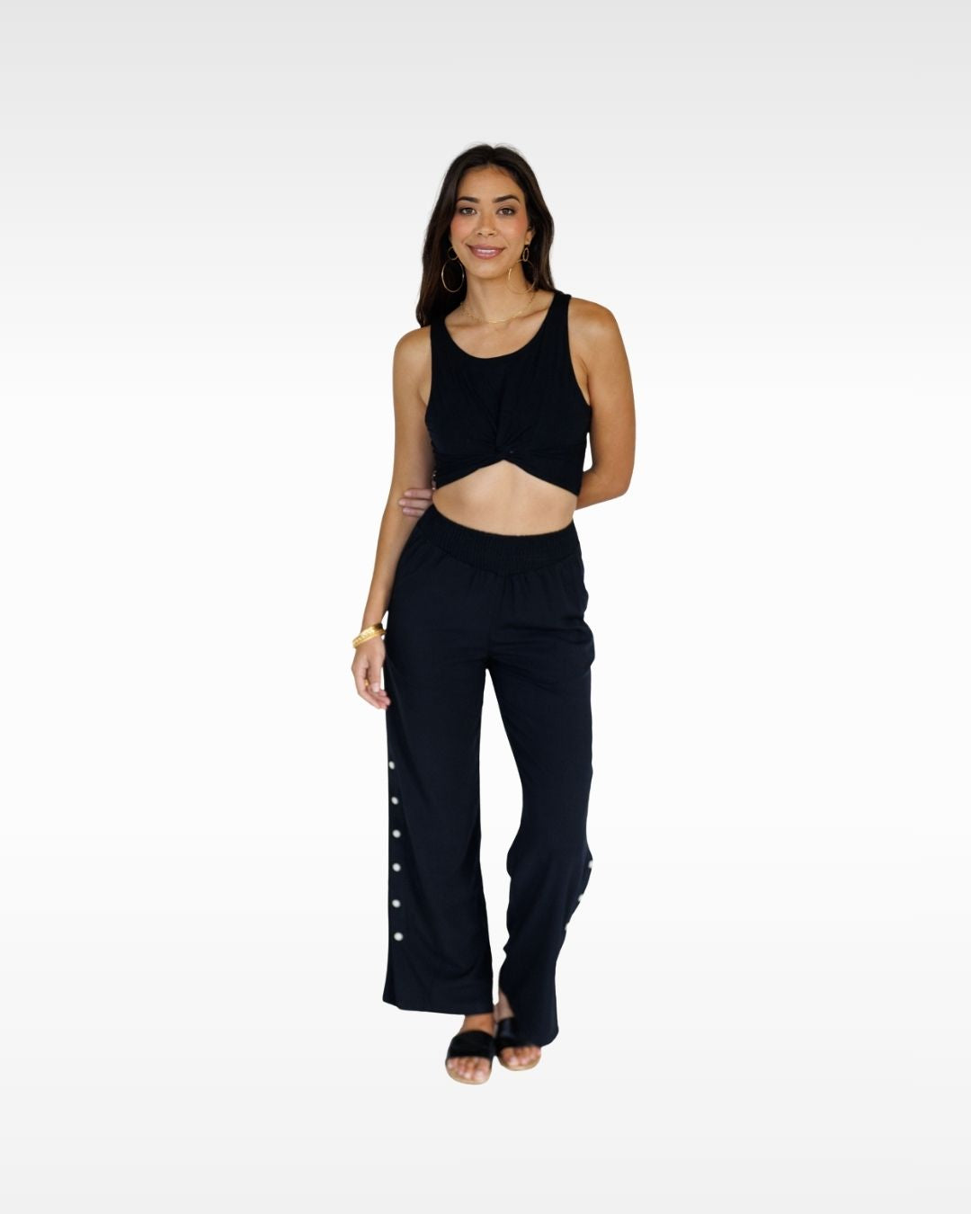 Kealia Crop Top / Midnight KEANI APPAREL