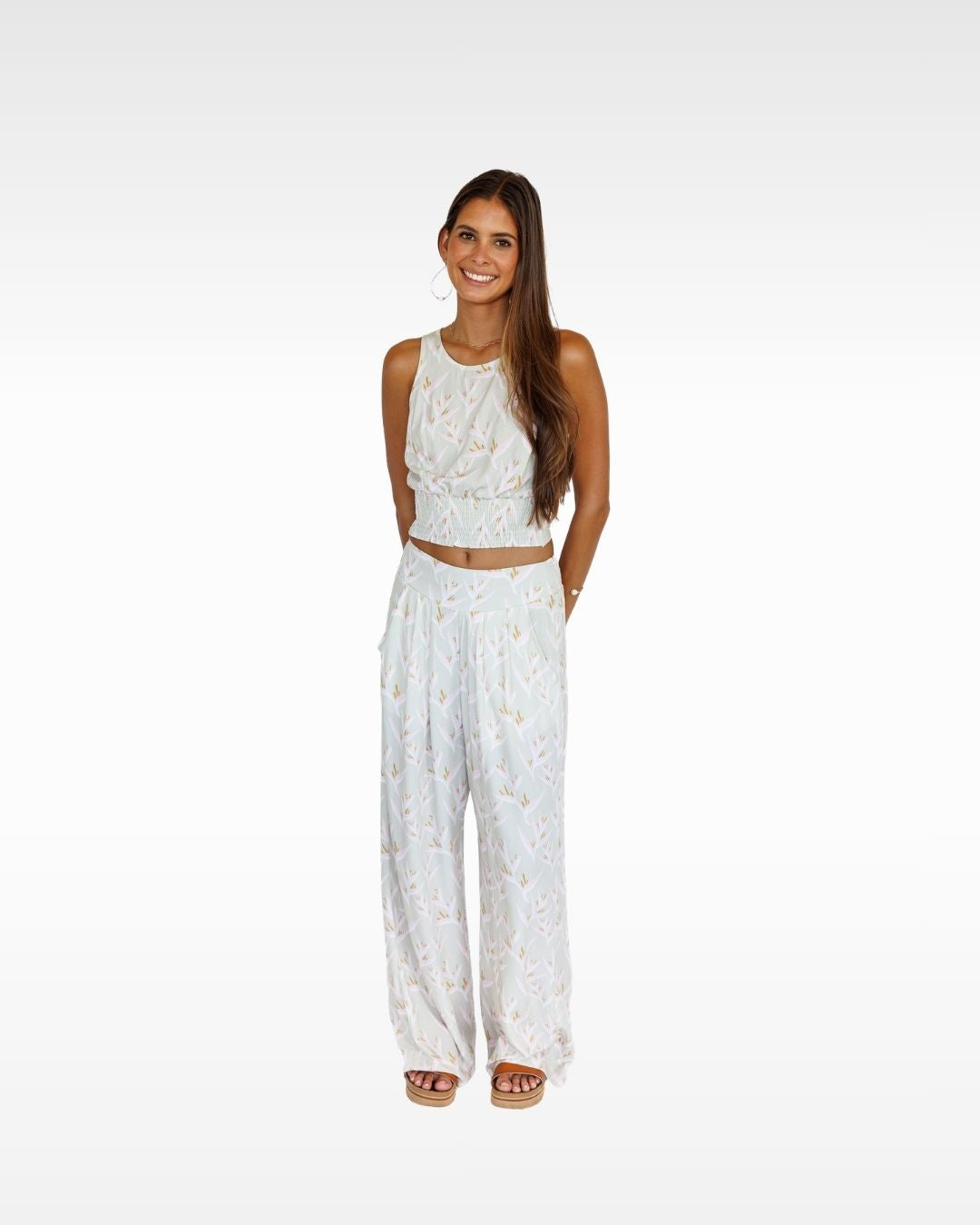 Heliconia / Makena Resort Pant / Mint KEANI APPAREL