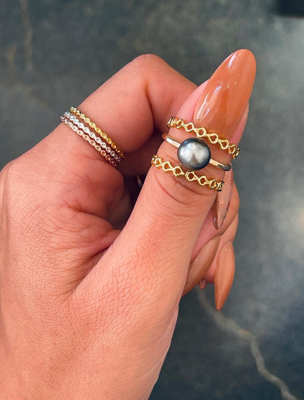 Tahitian Pearl Ring 001-341-00015 - Joint Venture Jewelry | Joint Venture  Jewelry | Cary, NC