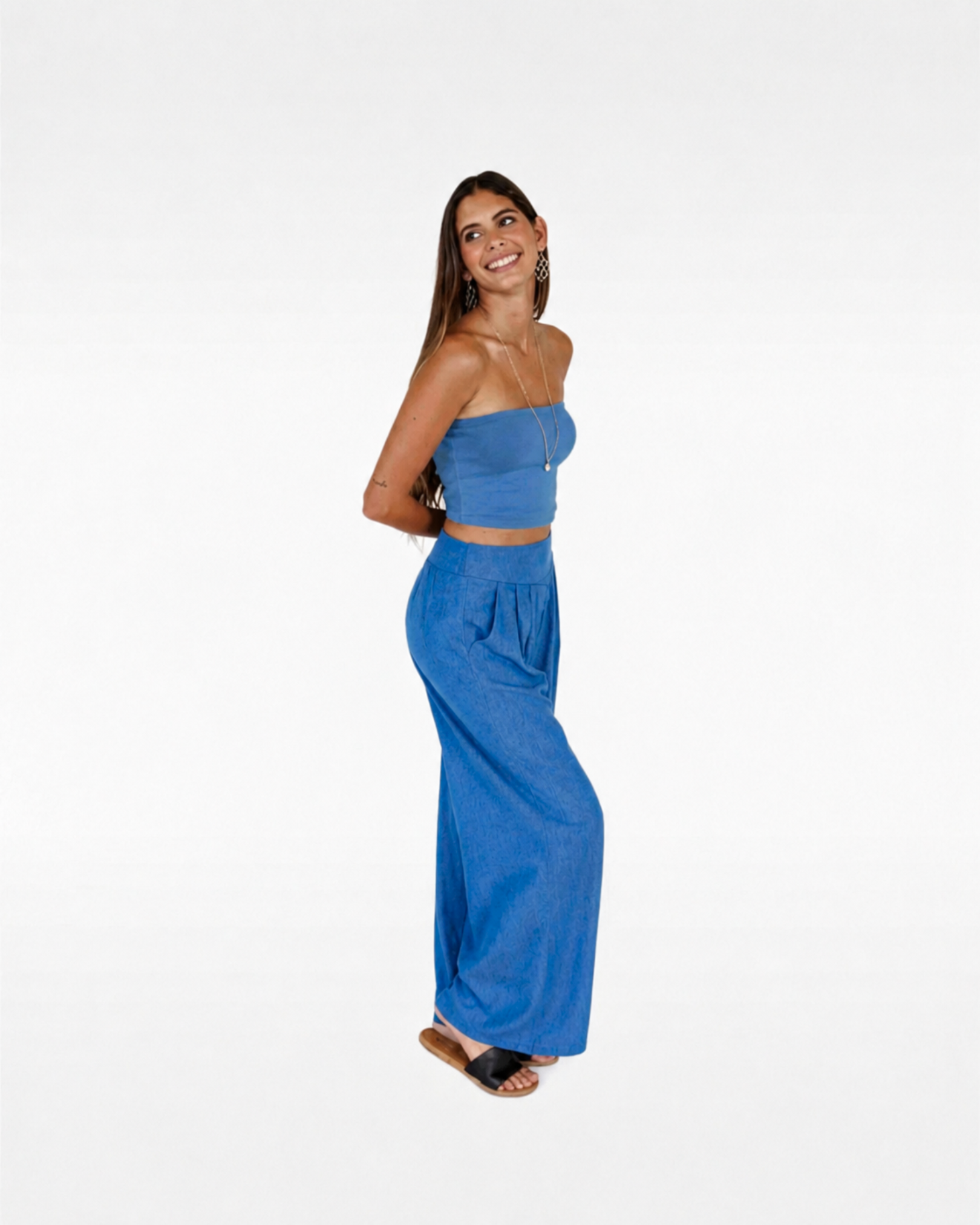 Tiana Tube Top / Denim Drift