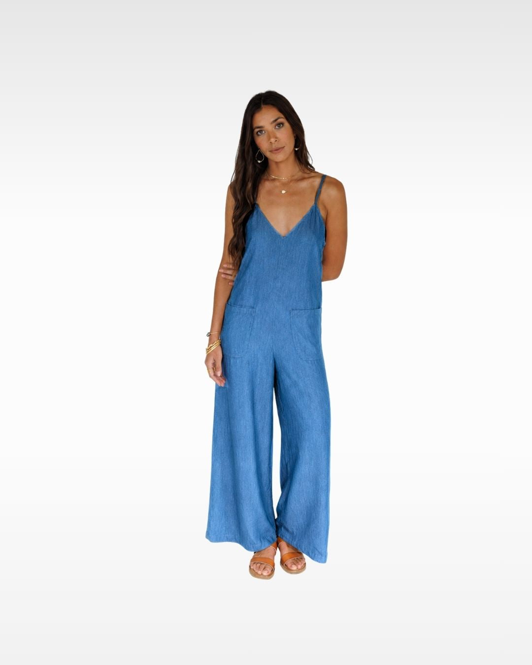 Haiku Jumpsuit / Denim Drift / Classic Length KEANI APPAREL