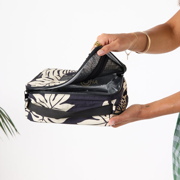 Holomua Lunch Box / Sandstone & Black Aloha Collection