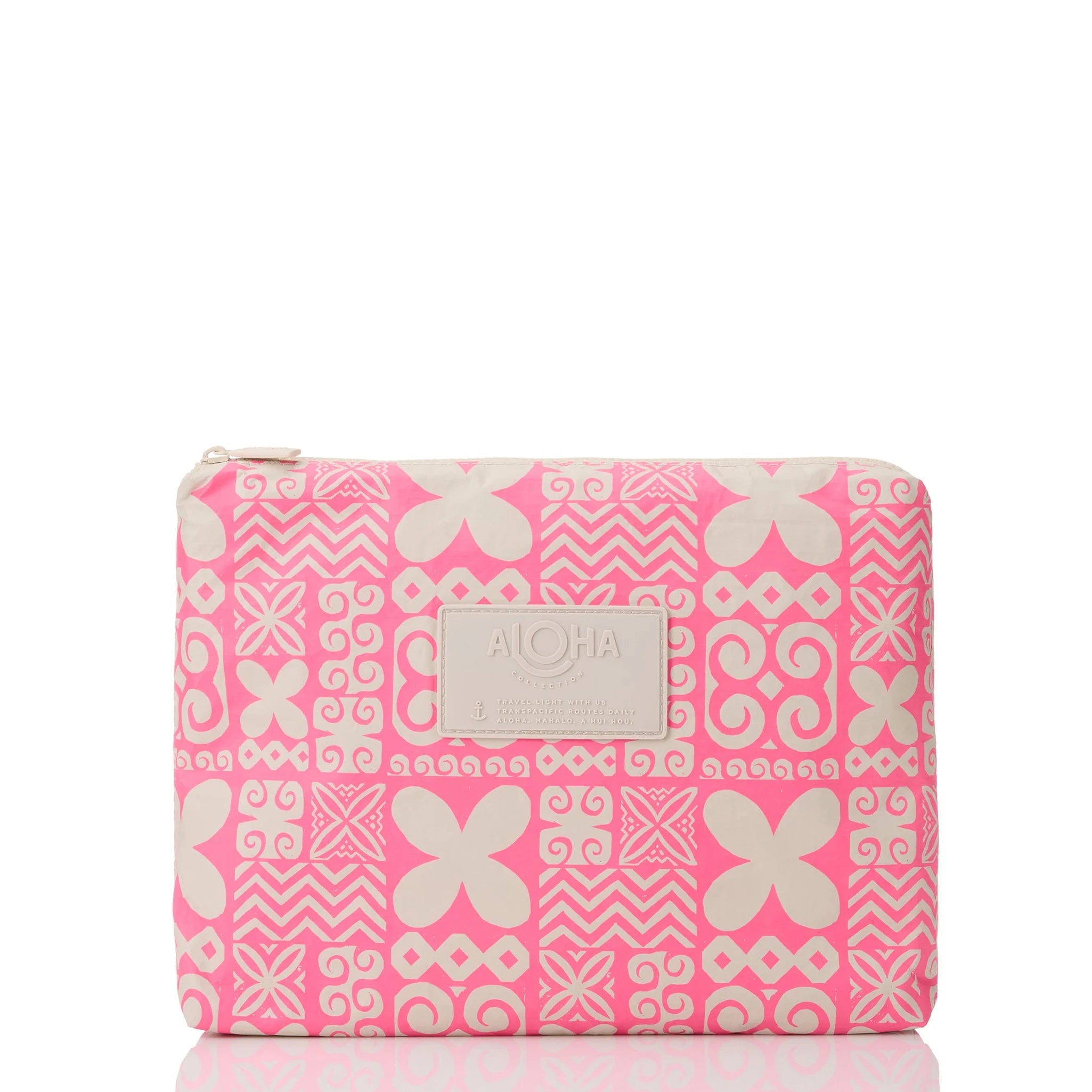 Oceania Mid Pouch / Neon Pink & Sandstone Aloha Collection