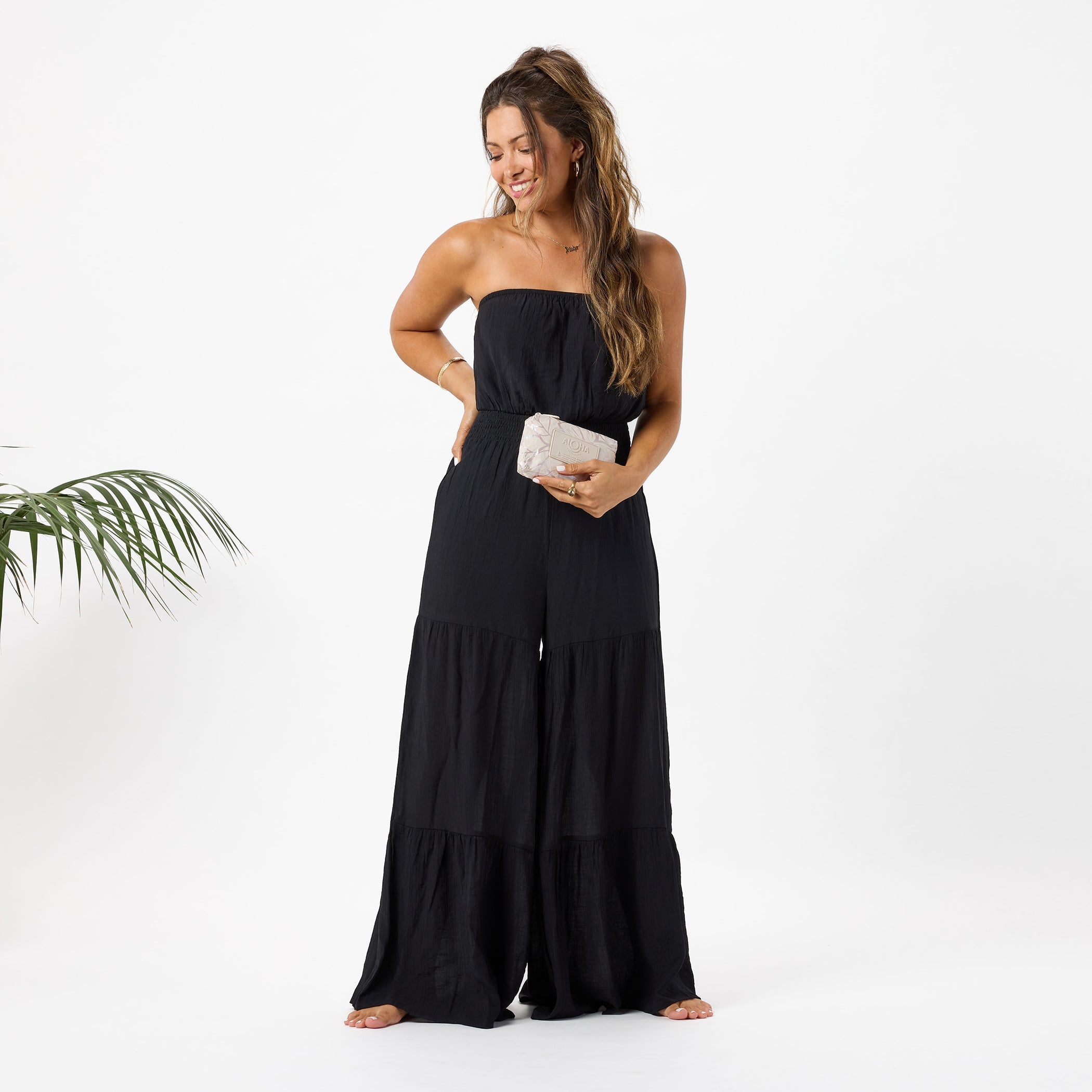 Backyard Mini Pouch / Oyster & Sandstone Aloha Collection