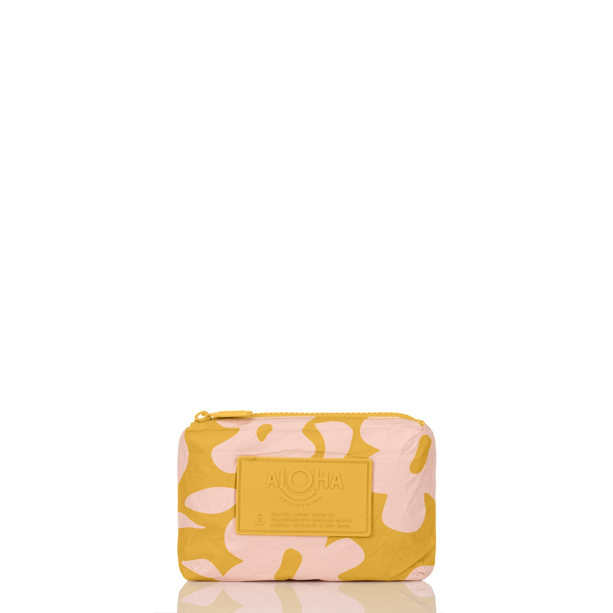 Fall Flowers Mini Pouch /  Hey Girl & Hot Mustard Aloha Collection
