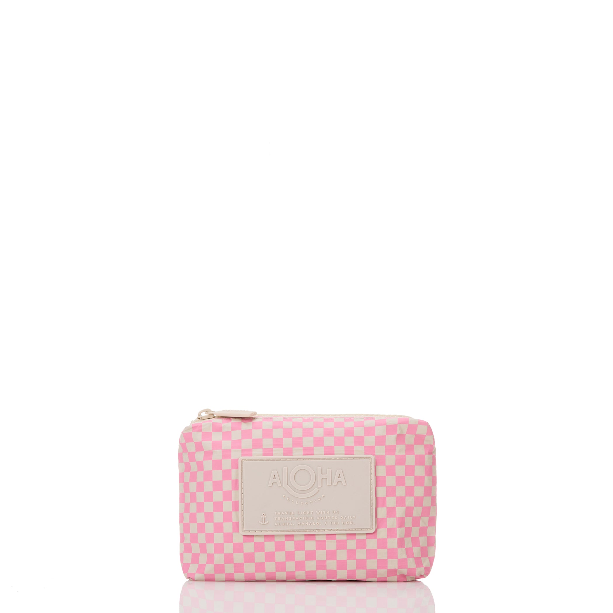 Tiny Check Mid Pouch / Blush Aloha Collection
