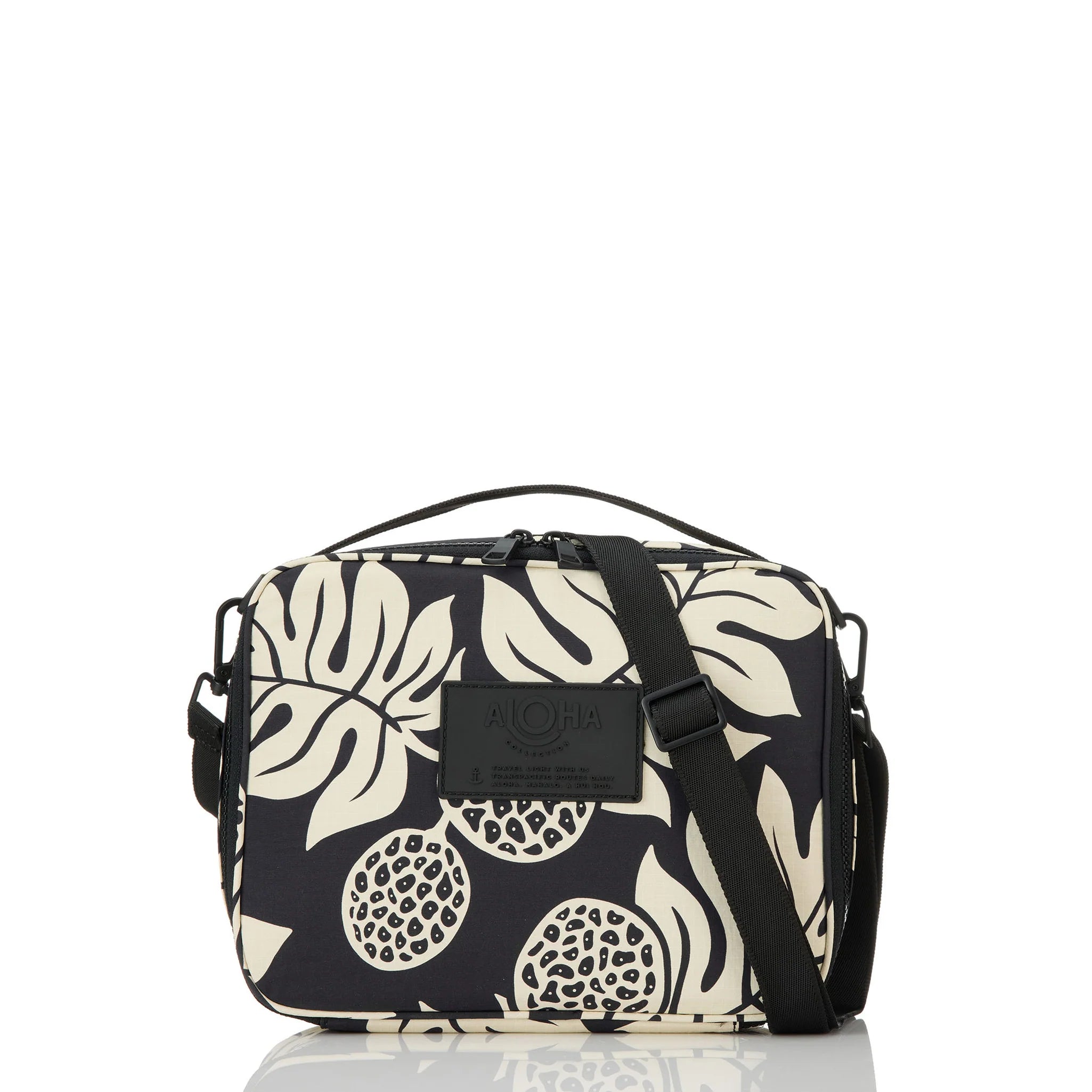 Holomua Lunch Box / Sandstone & Black Aloha Collection