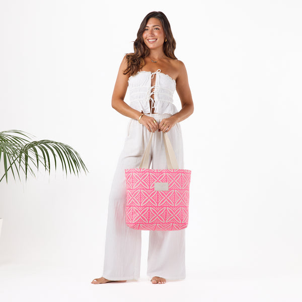 Pasifika Day Tripper / Neon Pink & Sandstone Aloha Collection