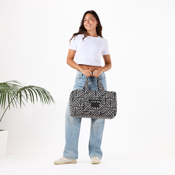 Pasifika Weekender / Black & Sandstone Aloha Collection