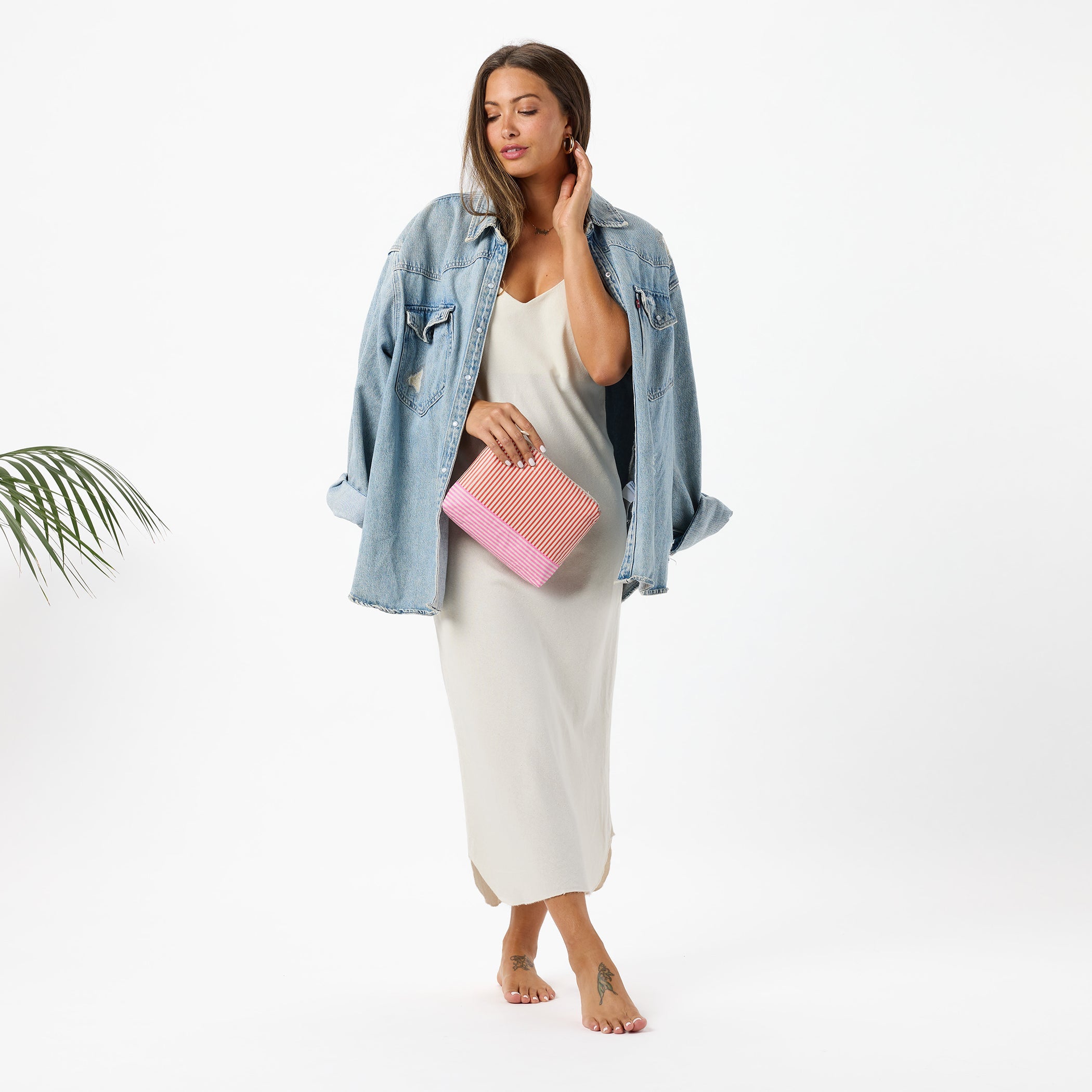 Salina Small Pouch / Fruit Punch & Sandstone Aloha Collection