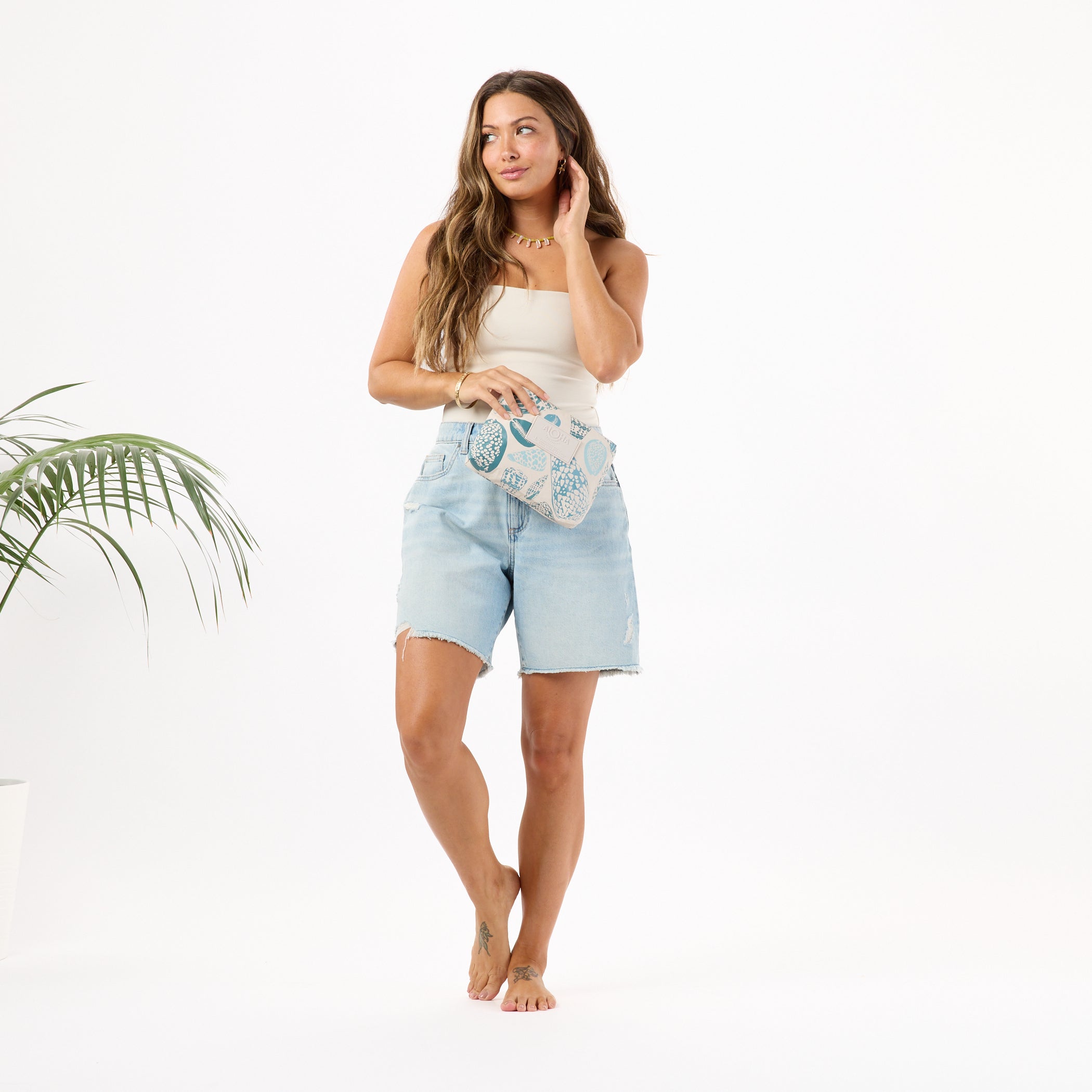 Shoreline Small Pouch / Tide & Sandstone Aloha Collection