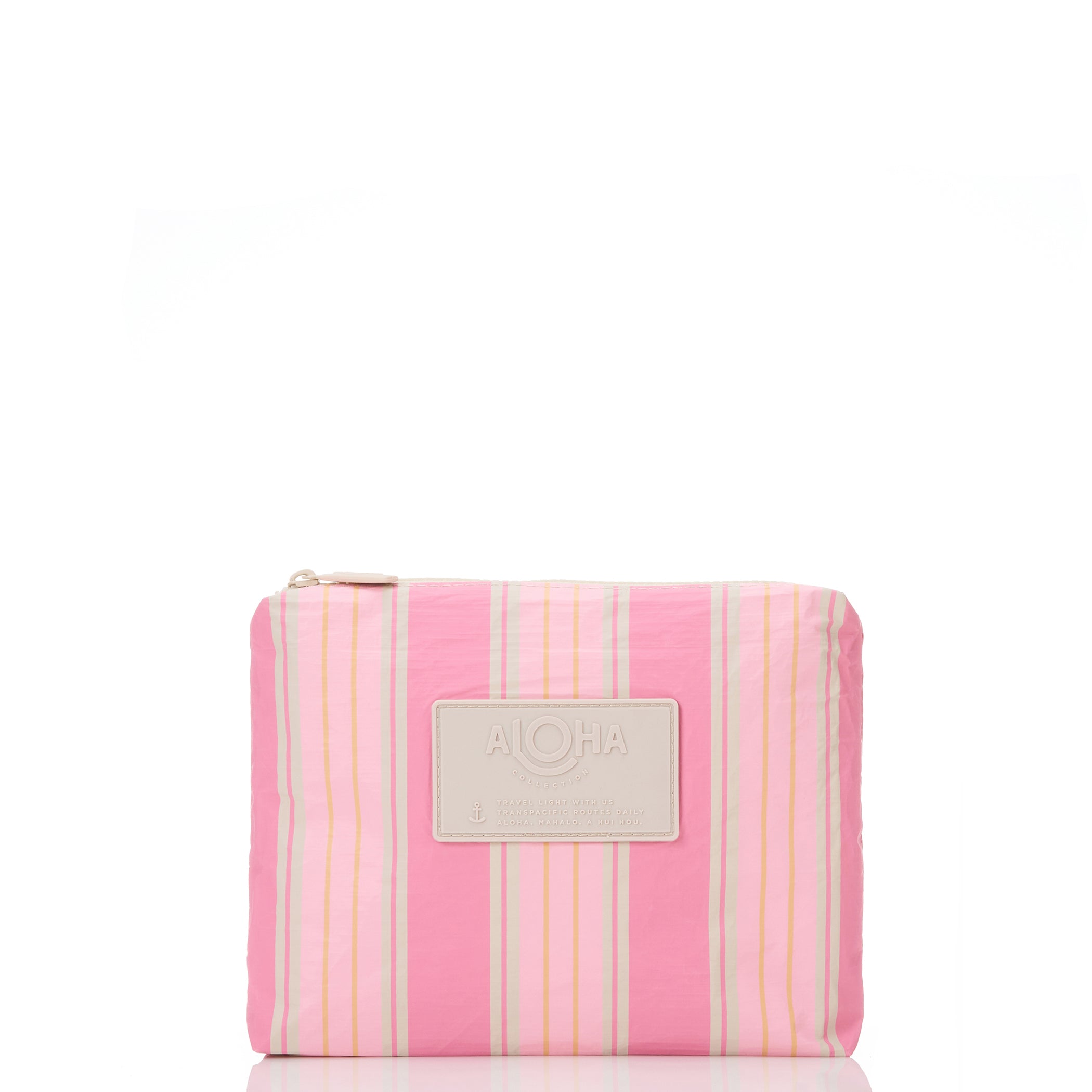 Summer Stripe Small Pouch / Blush Aloha Collection