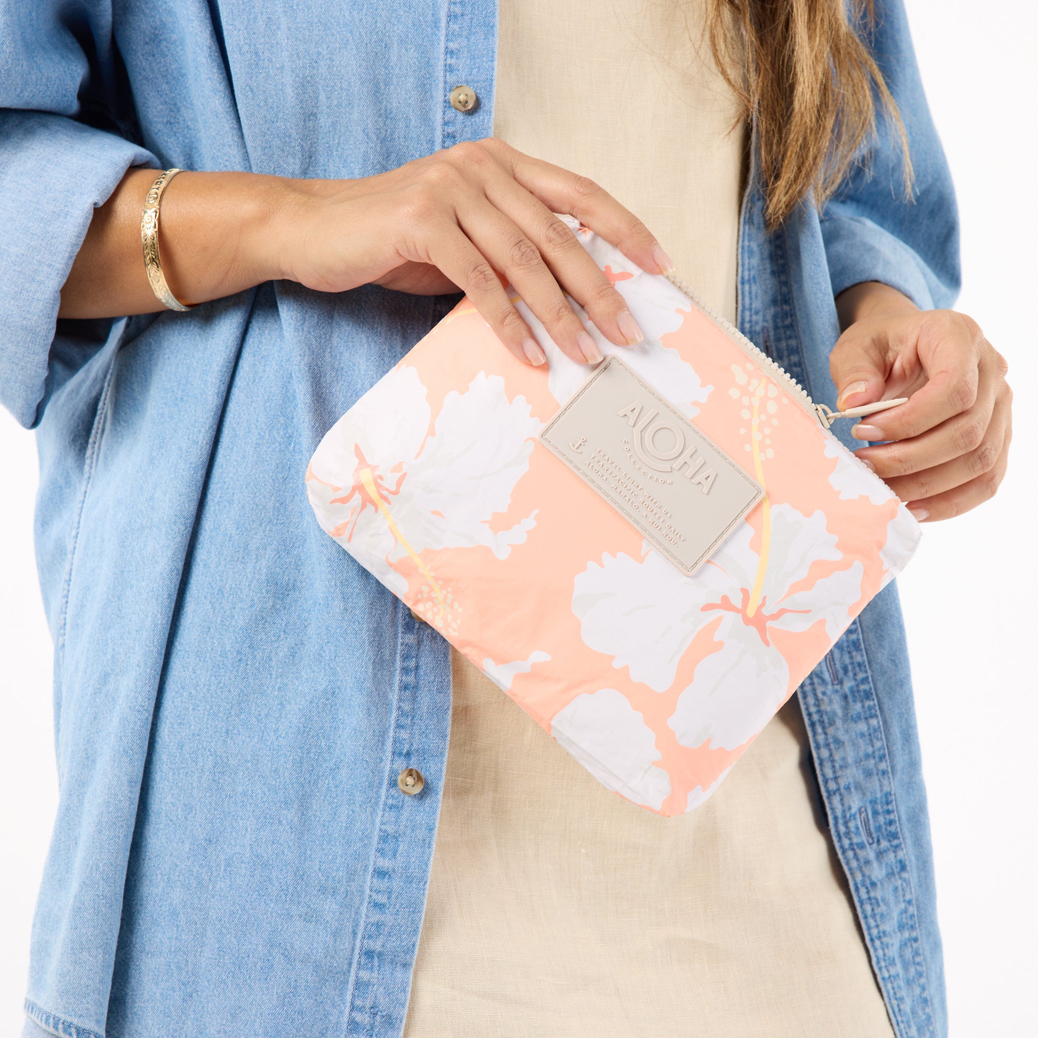 Tahaa Small Pouch / Peachy Aloha Collection