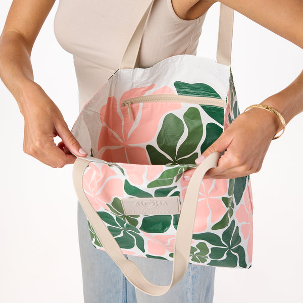 Wavy Reversible Tote / Vineyard Aloha Collection