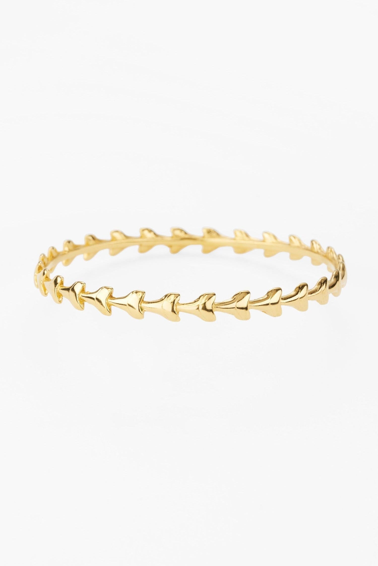 Jagged Shark Tooth Bangle, Designed by Keani Hawai'i in Maui