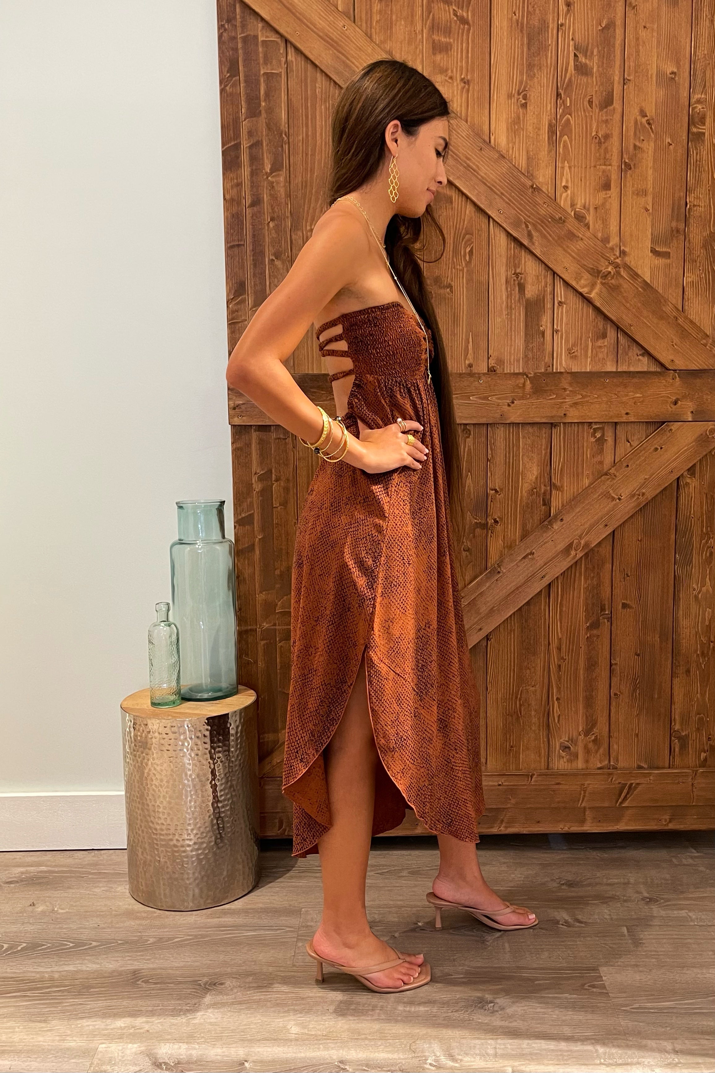 Shayla Dress / Viper Sienna