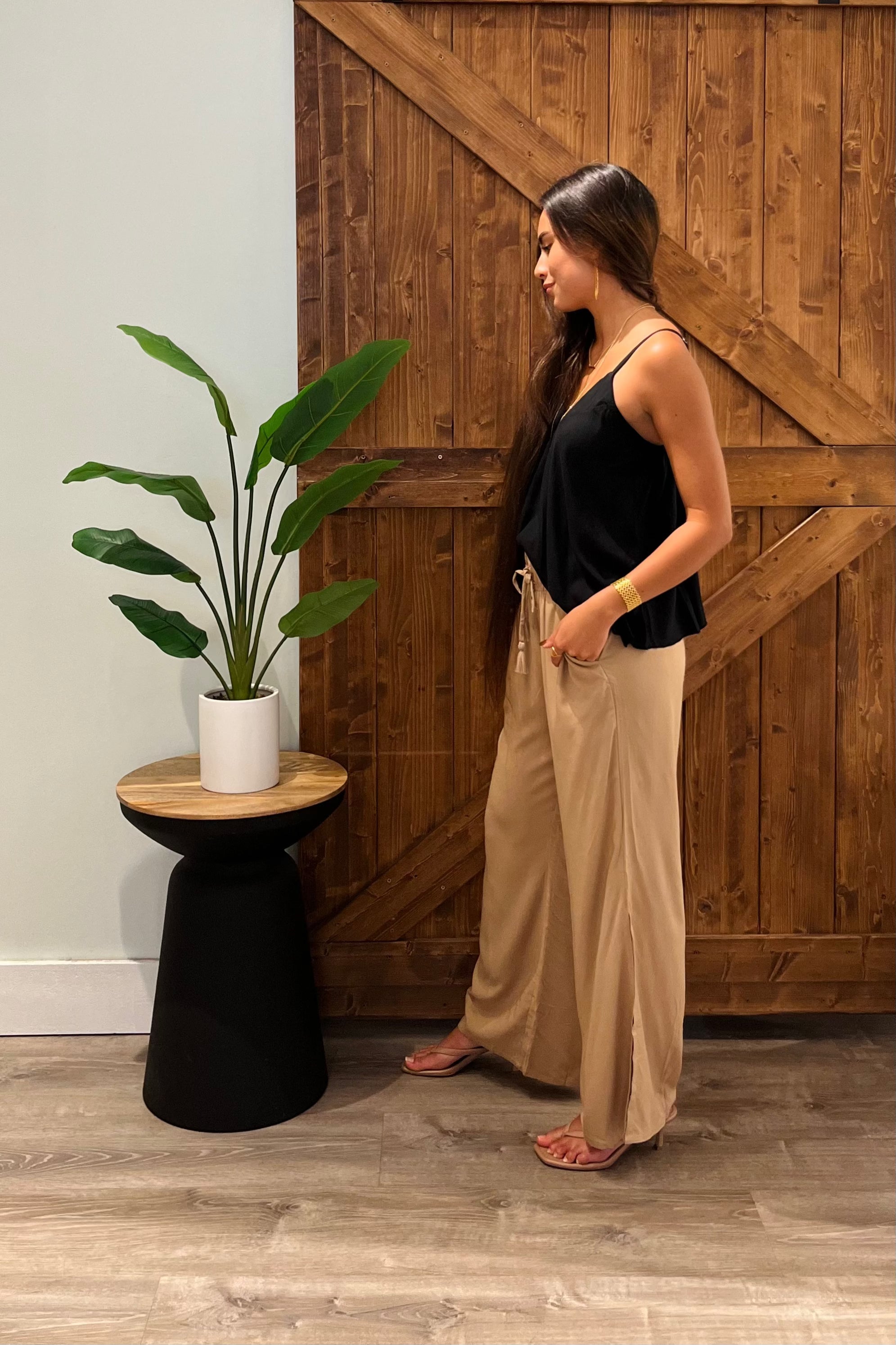 Alexi Top / Solid Black Khush Clothing